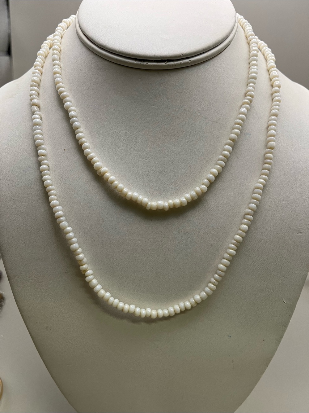 Classic White Bead Necklace - Women Jewelry
